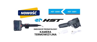 Nowości w Inter Parts:  Endoskop przemysłowy HST 5000 i Kamera termowizyjna HST 5001