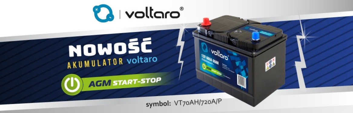 Nowość w ofercie Inter Parts — akumulator VOLTARO AGM START-STOP